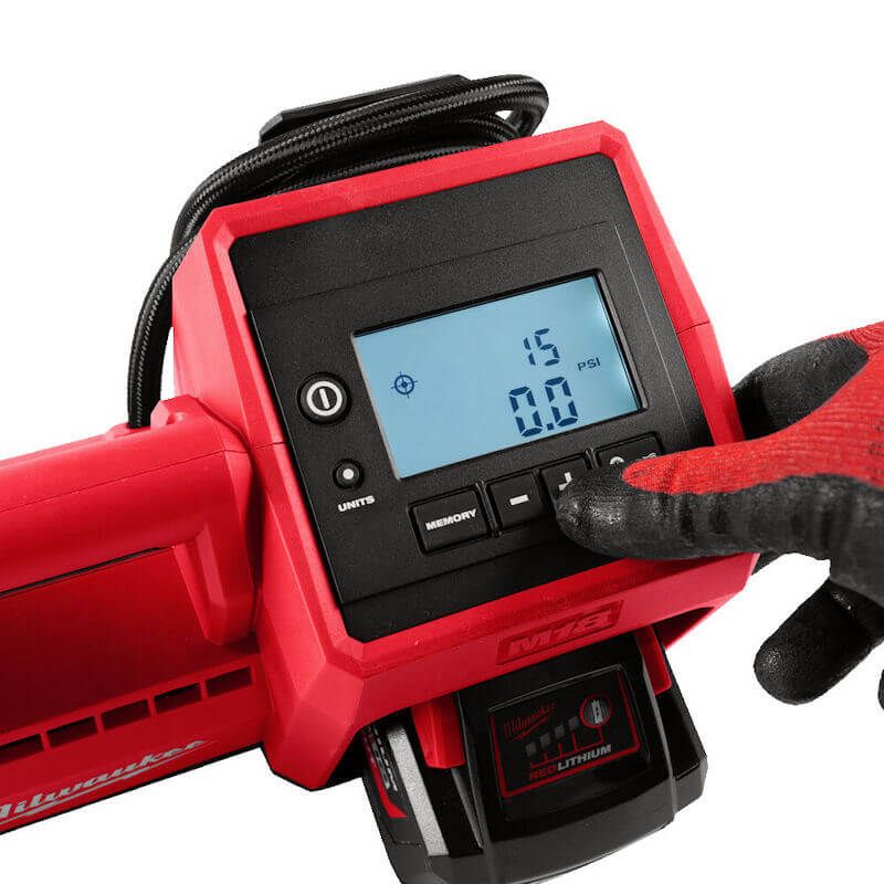 Milwaukee M18 Inflator Screen Milwaukee M18 Inflator Screen